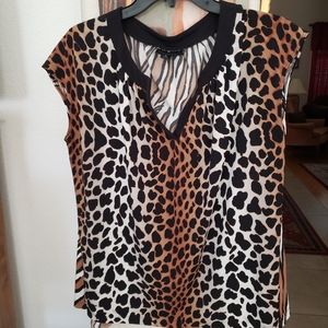 Worthington Animal Print Top